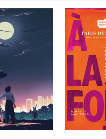 Les affiches de janvier 2026 des festivals Nuits de la lecture et Paris des femmes