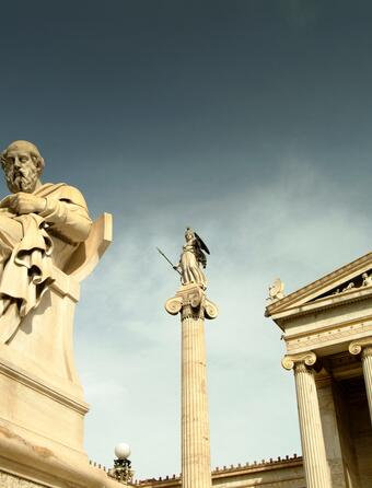 Statue de Platon à Athènes