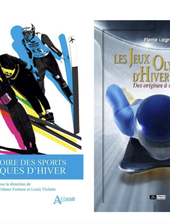 "Une histoire des sports olympiques d’hiver" (Atlande) et "Les jeux Olympiques d’hiver : des origines à nos jours" de Pierre Lagrue (Les éditions du Volcan)