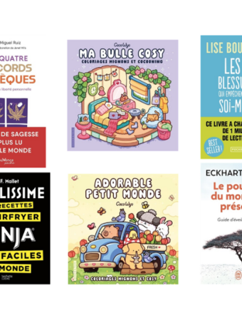 Les 6 premiers du classement des meilleures ventes du rayon Pratique en 2025