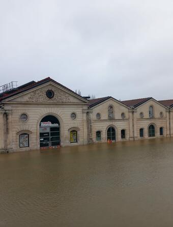 Le Musée de la bande dessinée à Angoulême durant les inondations de février 2026
