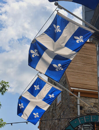 Drapeaux québécois