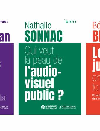 Les violences qui tuent l’enfance. L’enfer intrafamilial, de Steffy Alexandrian, Qui veut la peau de l’audiovisuel public ? de Nathalie Sonnac et Les juges ont-ils vraiment tous les droits ? de Béatrice Burgère