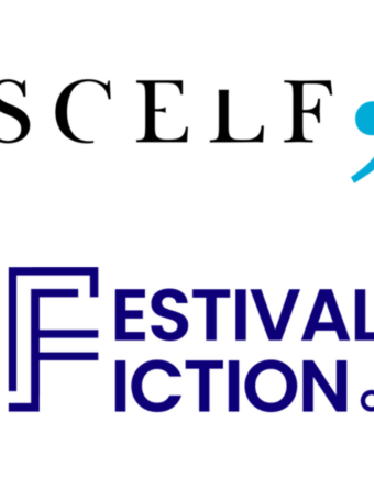 Les logos de la SCELF et du Festival de la Fiction de La Rochelle, partenaires du nouveau Café de la Fiction consacré à l'adaptation littéraire