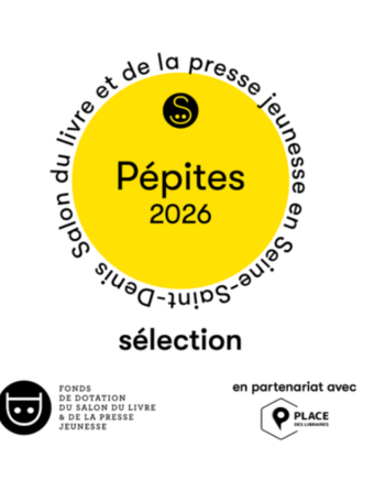 Le visuel de la sélection des Pépites 2026, portée par le Fonds de dotation du Salon en partenariat avec Place des libraires.
