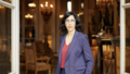 Rima Abdul Malak, ministre de la Culture, le 14 octobre 2022, rue de Valois