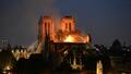 La cathédrale Notre-Dame de Paris, le 15 avril 2019