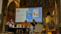 Lucy Mangan et Jenny Colgan lors de la conférence « Voix inspirantes » de l'Edinburgh Women's Fiction Festival