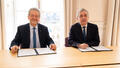 Didier-Roland Tabuteau, vice-président du Conseil d'État, et Gilles Pécout, président de la BnF