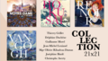 Une partie des oeuvres & auteurs de la collection 21x21
