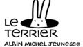 Le logo du nouveau label Albin Michel Jeunesse, Le Terrier