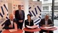 Philippe Claudel, Eva Nguyen Binh et Vincent montagne signent le nouveau partenariat pour Les Choix Goncourt