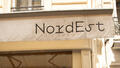 Façade de la librairie Nordest, à Paris