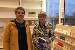 Julie Morand et Lydia Lacour, les deux libraires de La Rencontre, à Rennes.