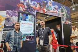 Sébastien Lamirand et Hervé Creac'h d'Ankama à la Japan Expo 2024