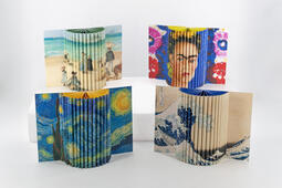 Quatre premières parutions de la collection Gallimard Pop-Art