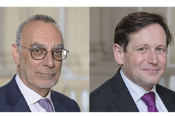 Yves Rolland, président de la CCOGDA, et Emmanuel Marcovitch, rapporteur général 