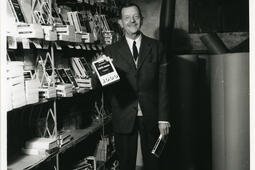Marcel Duhamel, fondateur de la Série Noire (Gallimard). Photo datée de 1966.