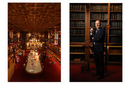 Christophe Soulard et la bibliothèque de la cour de cassation