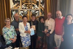 Une partie du jury du Prix Jacques Delors du livre européen 2025 ce lundi 8 septembre 