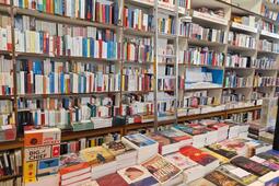 Le rayon littérature de la librairie Mollat, à Bordeaux