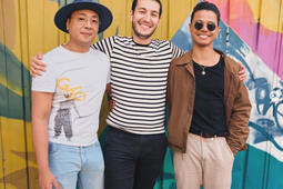 Les fondateurs de Raion Editions (De gauche à droite) Arthur Var, Clovis Salvat et Octave Ly