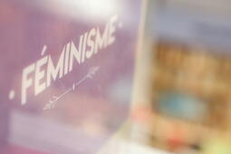 Le rayon féministe de la librairie Ombres blanches à Toulouse