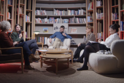 Le plateau du webinaire spécial Partir en Livre 2026