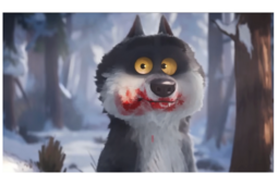 Capture d'écran du spot publicitaire "Intermarché, conte de Noël"