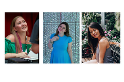 De gauche à droite : Rebecca Yarros, Morgane Moncomble et Ana Huang.