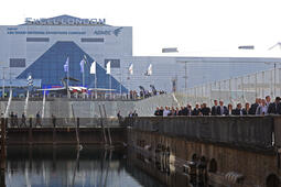 Le centre de congrès et d'exposition ExCel London, en septembre 2025
