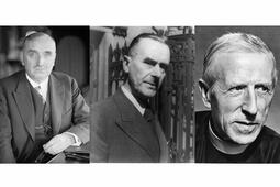 Paul Claudel, Thomas Mann et Pierre Teilhard de Chardin