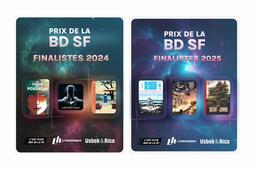 Les finalistes des prix de la BD SF 2024 & 2025