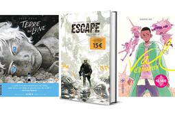 Trois couvertures avec prix de lancement