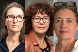 Sidonie Doireau (Lextenso), Hélène Hoch (Lefebvre Dalloz) et Line Teillot (LexisNexis)