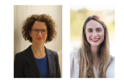 Marie-Anne Jost-Kotik, directrice éditoriale des Éditions First (à gauche), et Cyrielle Londero, responsable éditoriale et à la tête du projet Bookstream (à droite)