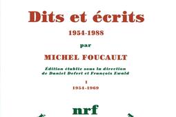 Dits et écrits : 1954-1988. Vol. 1. 1954-1969.jpg