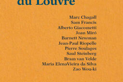 Les dialogues du Louvre  Marc Chagall Sam Francis Alberto Giacometti Joan Miro Barnett Newman JeanPaul Riopelle Pierre Soulages Saul Steinberg Bram van Velde Maria Elena Vieira da Silva Zao Wouki_la Barque_Louvre editions.jpg